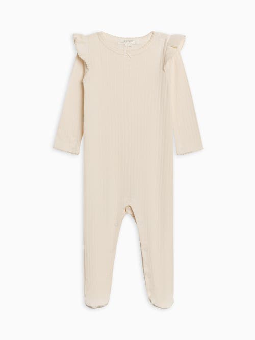 Kendi Addy Pointelle Romper In White
