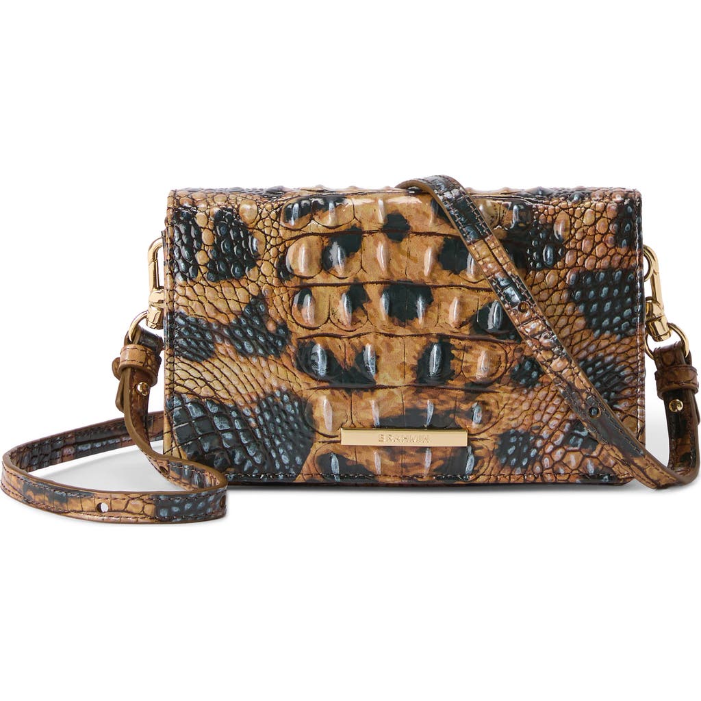 Brahmin Minuette Convertible Leather Crossbody Bag In Multi