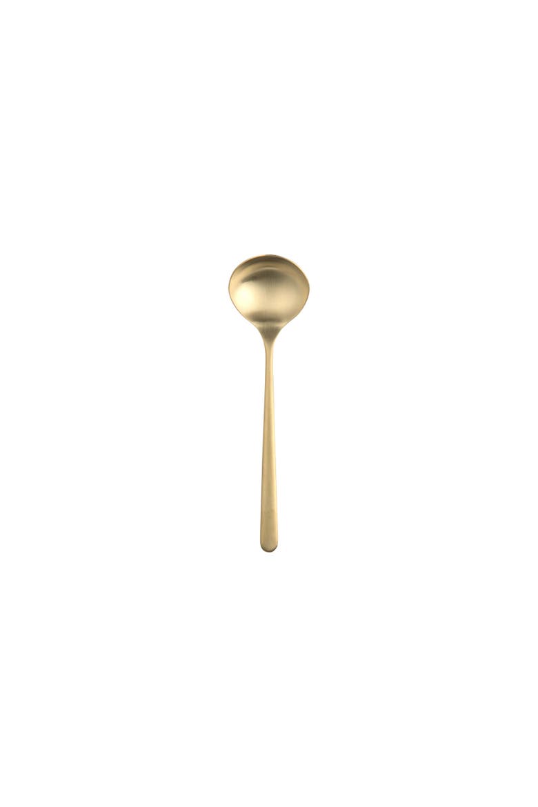 Linea Ice Gold Gravy Ladle, Main, color, Gold