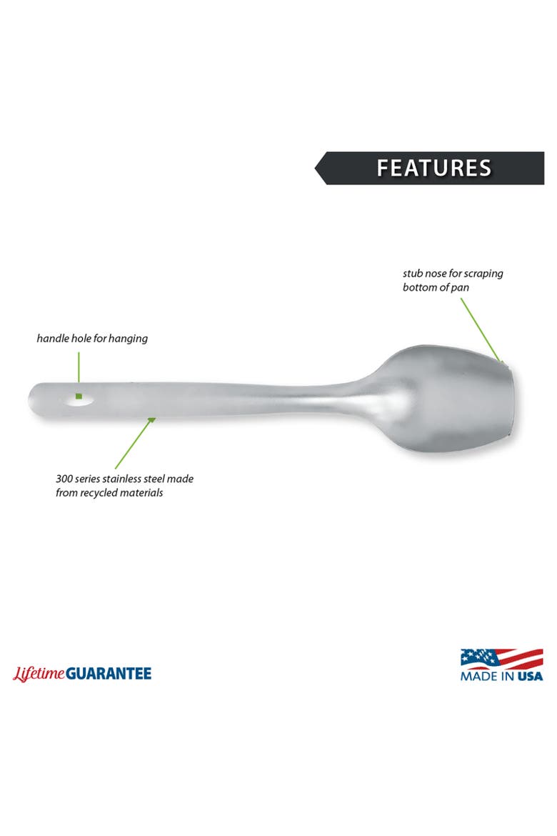 Cutlery Cook's Spoon Solid, Alternate, color, Silver