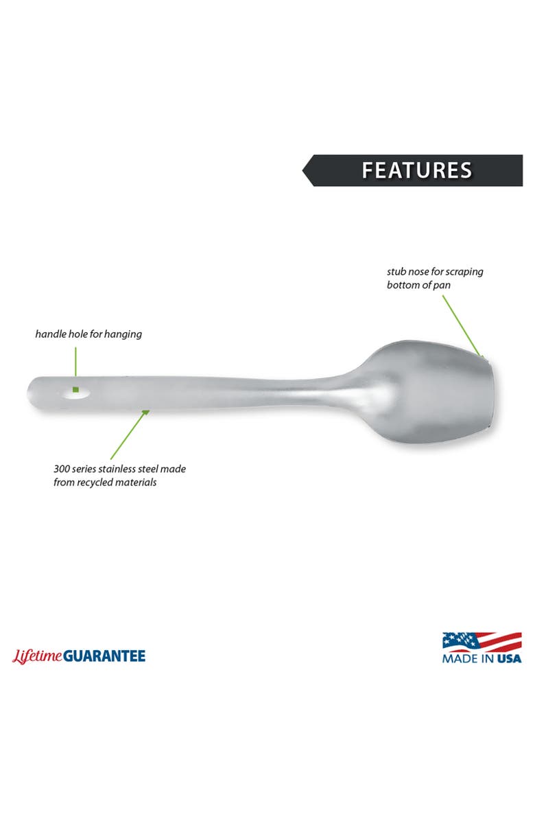 Rada Cutlery Cook's Spoon Solid, Alternate, color, Silver