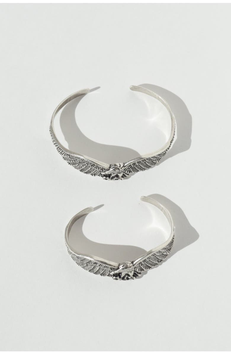 67jewelry Eagle Cuff, Alternate, color, Silver