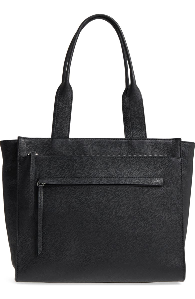 Nordstrom Finn Pebbled Leather Tote, Main, color,