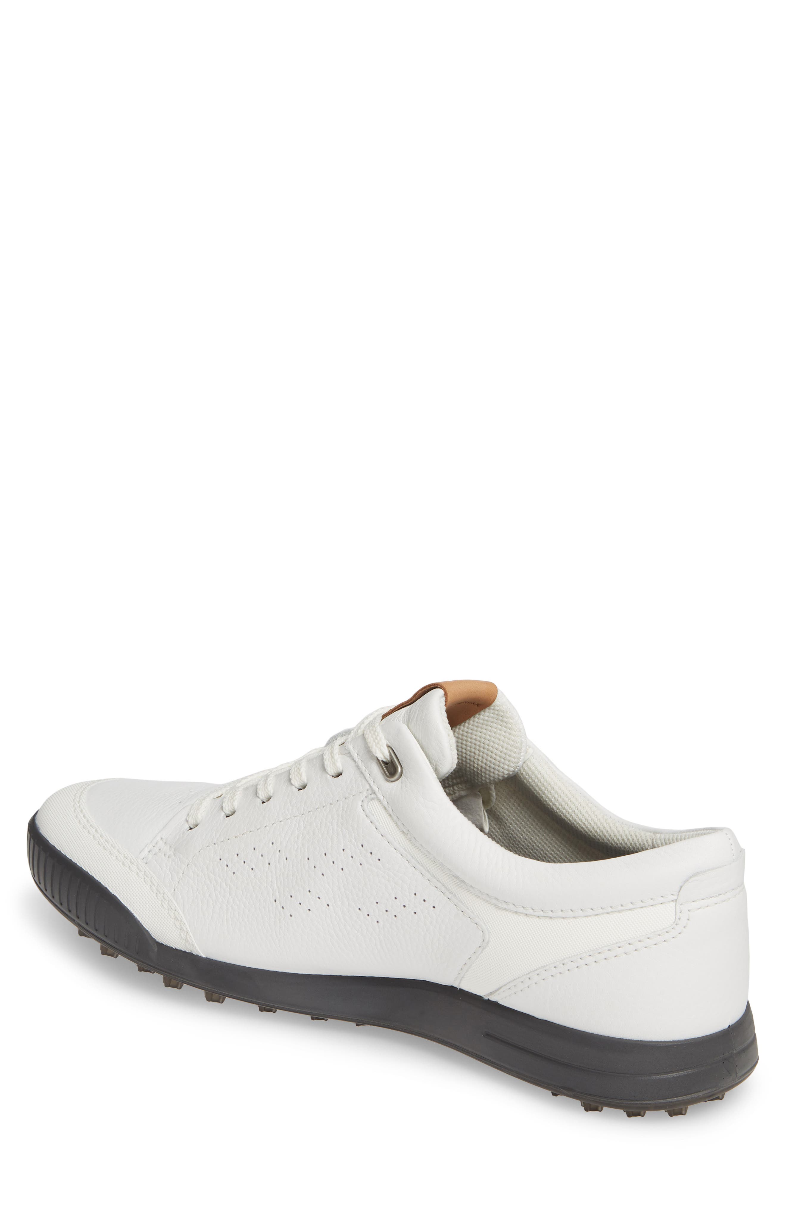 Street Retro LX Golf Shoe, Alternate, color, WHITE LEATHER