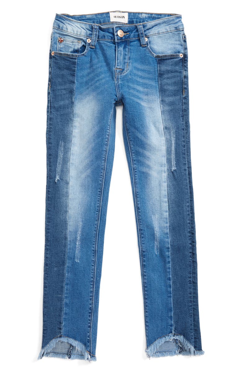 Hudson Kids Redone Crop Skinny Jeans, Main, color, 