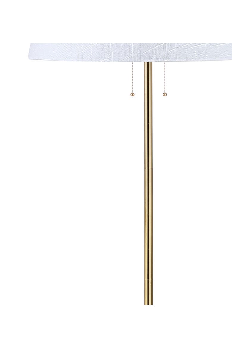 Amelia 63" Metal LED Floor Lamp, Brass, Alternate, color, Brass Gold