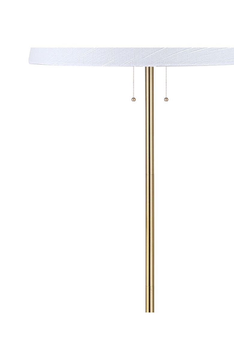 JONATHAN Y Amelia 63" Metal LED Floor Lamp, Brass, Alternate, color, Brass Gold