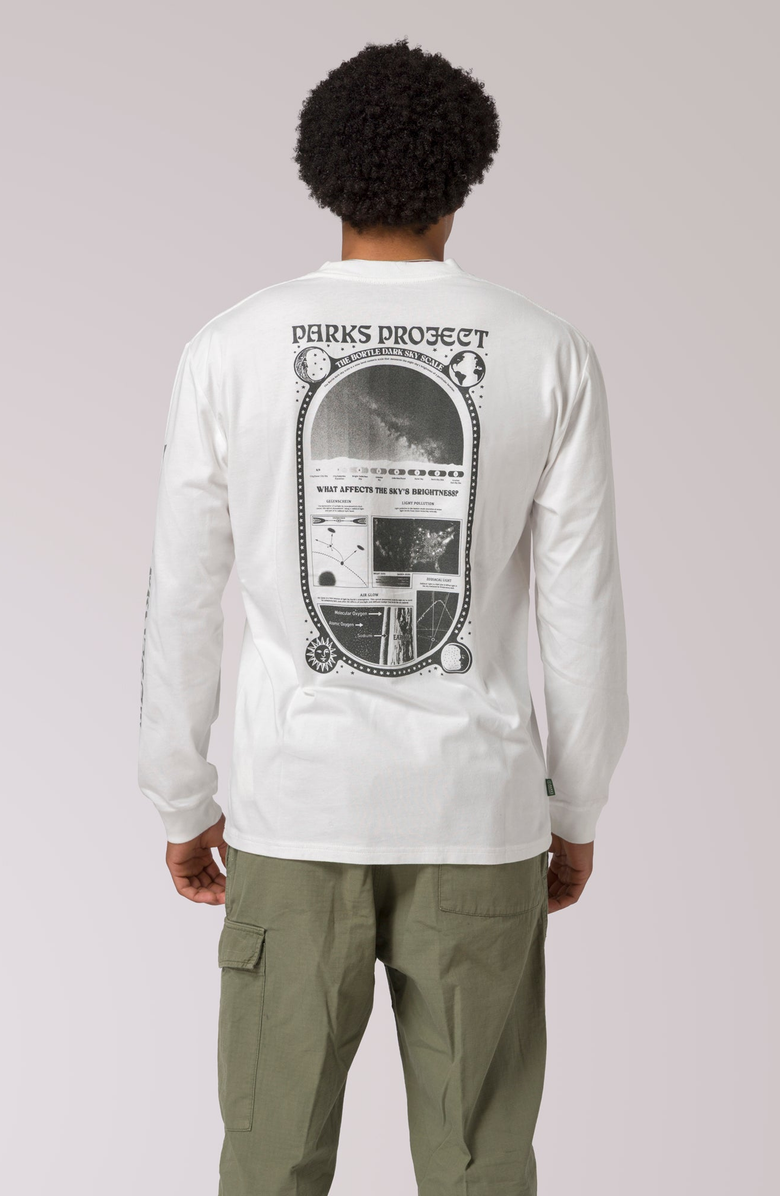 Parks Project Dark Sky Scale Long Sleeve Tee, Alternate, color, Marshmallow