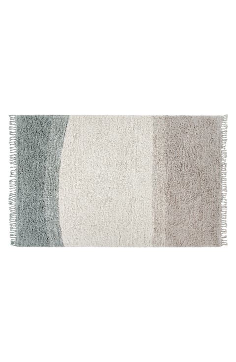 Into the Blue Washable Wool Rug