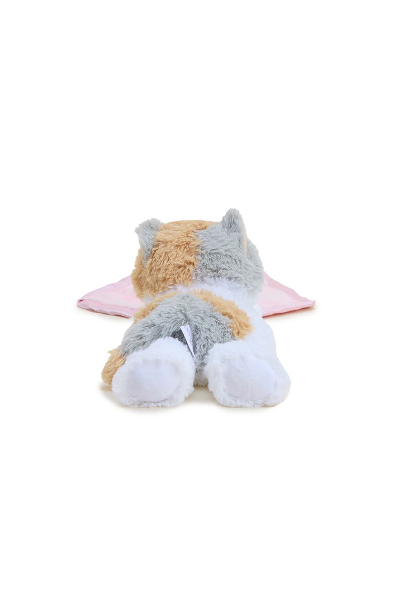 Calico Cat Blanket Plush Toy, Alternate, color, White