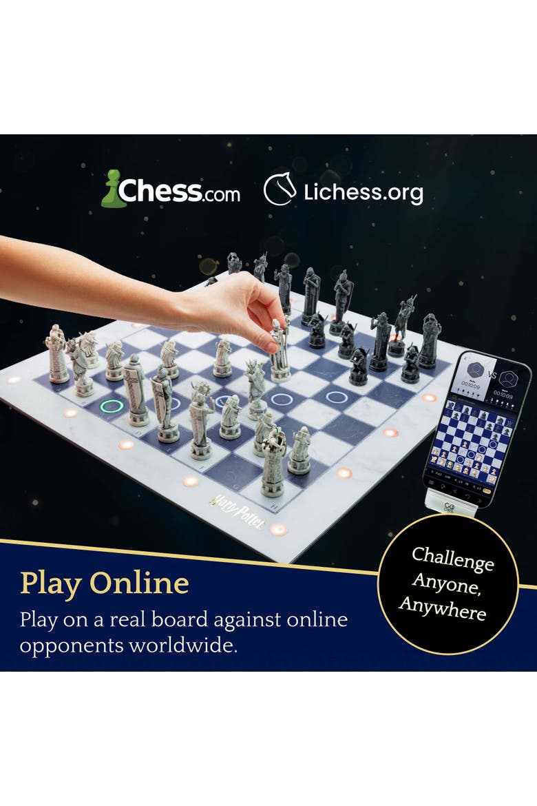 GoChess Mini Wizard Harry Potter Electronic Chess Game Set, Alternate, color, Multicolored