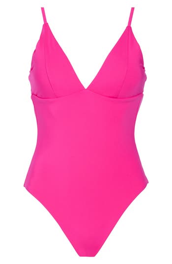 Becca V-neck Underbust One Piece Swimsuit