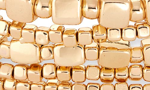 Nordstrom Set Of 5 Beaded Stretch Bracelets