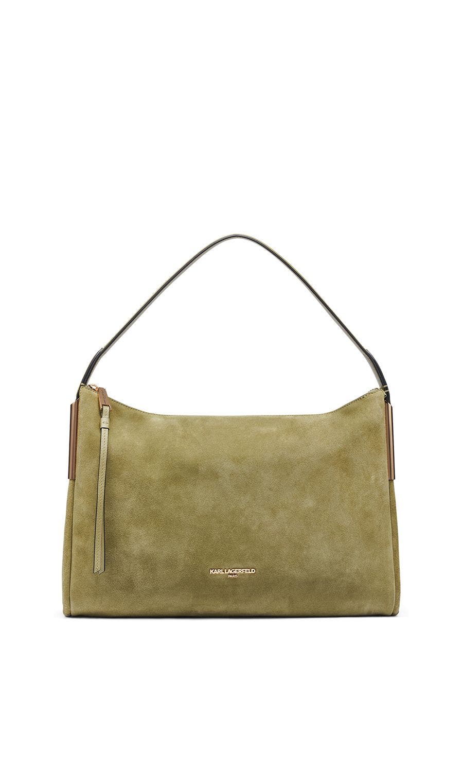 KARL LAGERFELD PARIS Valerie Hobo, Main, color, Olive