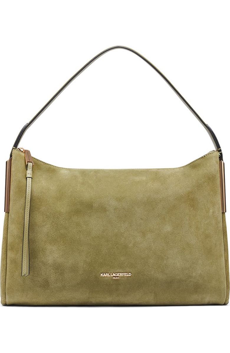KARL LAGERFELD PARIS Valerie Hobo, Main, color, Olive