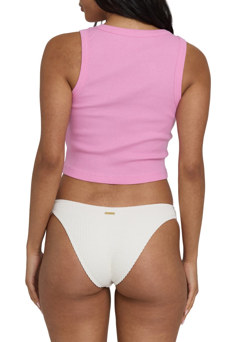 Newly Found Graphic Rib Crop Tank, Alternate, color, PARTY PINK