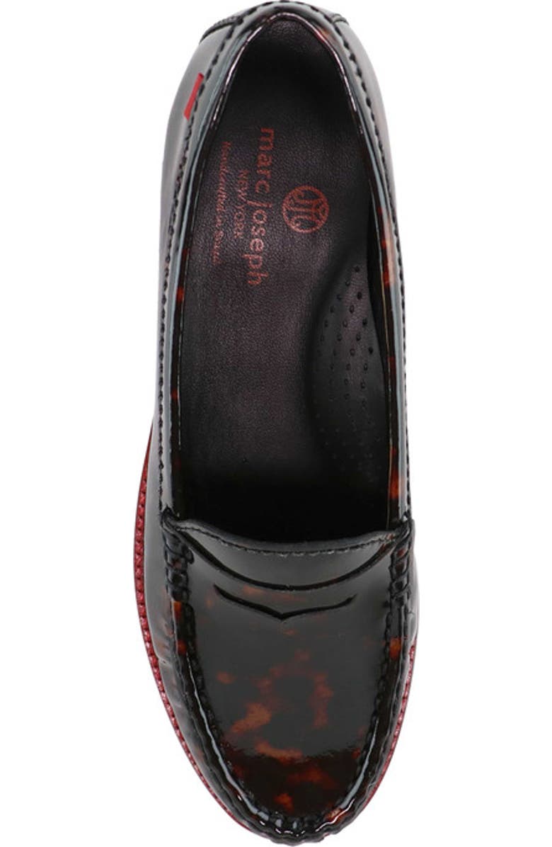 Marc Joseph New York East Village Patent Leather Penny Loafer, Alternate, color, Tortoise Patent