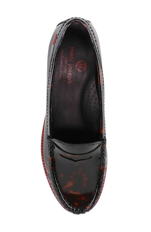 Marc Joseph New York East Village Patent Leather Penny Loafer In Black