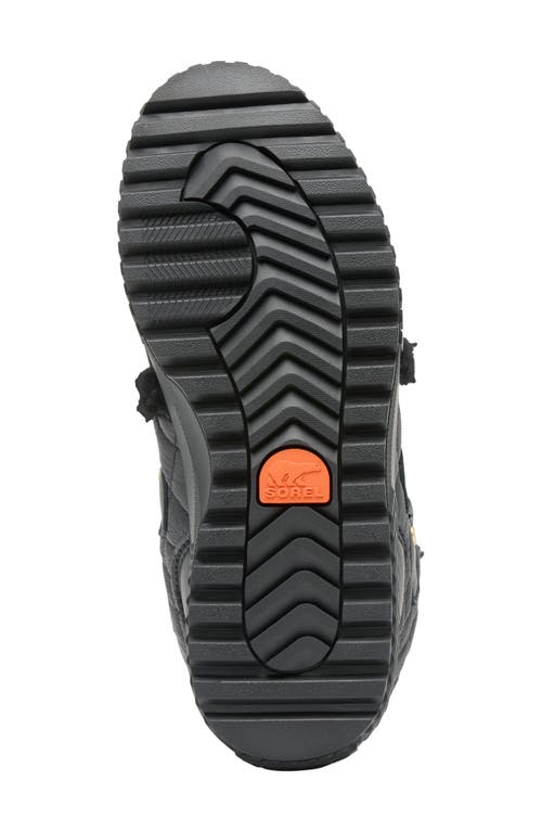 Sorel One Ave™ Alpine Genuine Shearling Trim Waterproof Boot In Black
