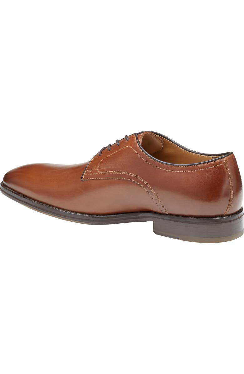 Johnston & Murphy Sullivan Plain Toe Derby, Alternate, color, Tan Italian Calfskin