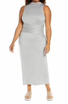 Wrap Waist Sleeveless Dress