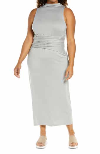 Wrap Waist Sleeveless Dress