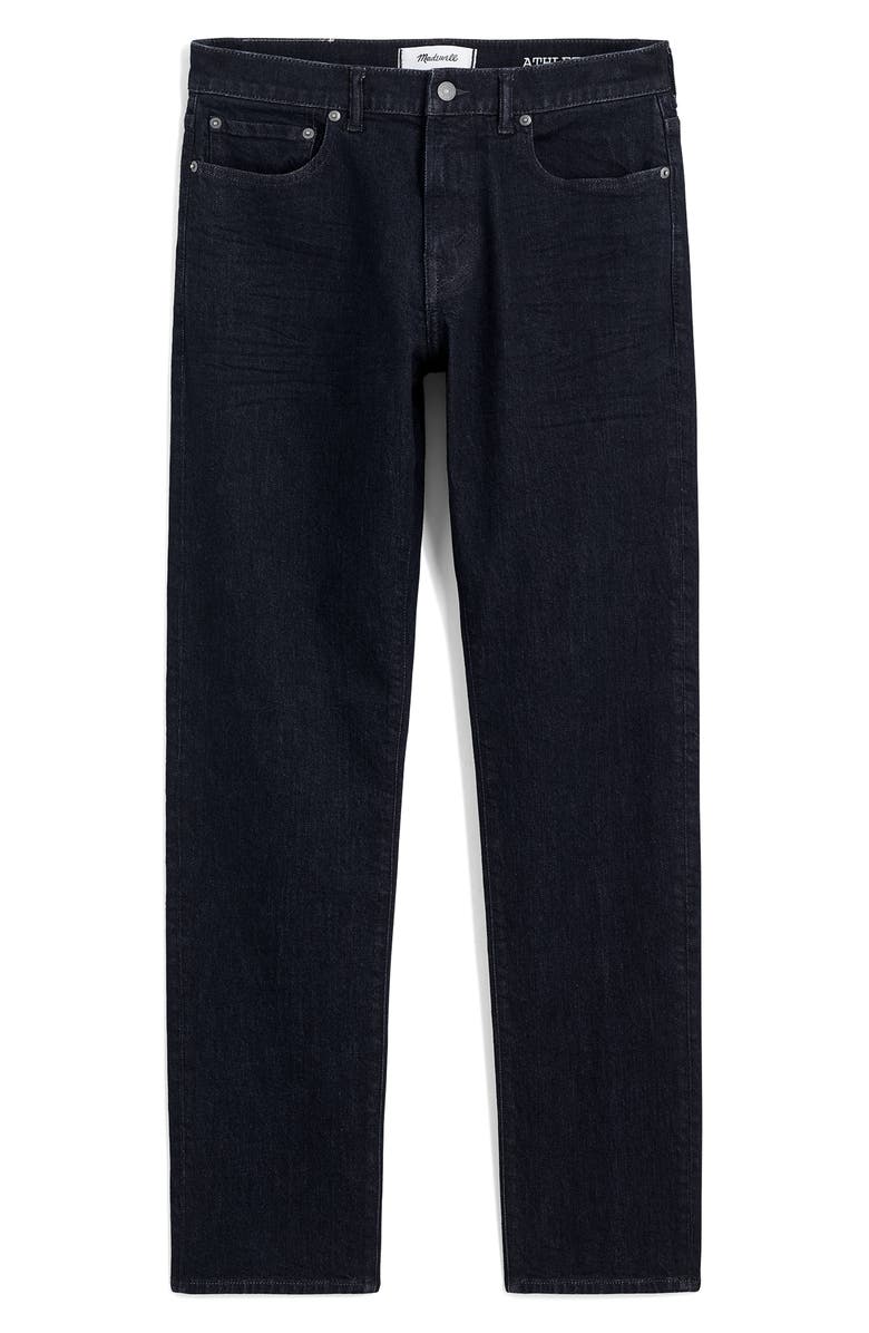 Madewell Athletic Slim Jeans, Alternate, color, Rinse