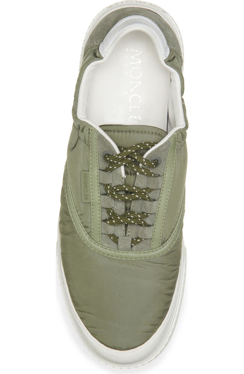 Moncler Vera Leisure Low Top Sneaker, Alternate, color, Vintage Olive Green