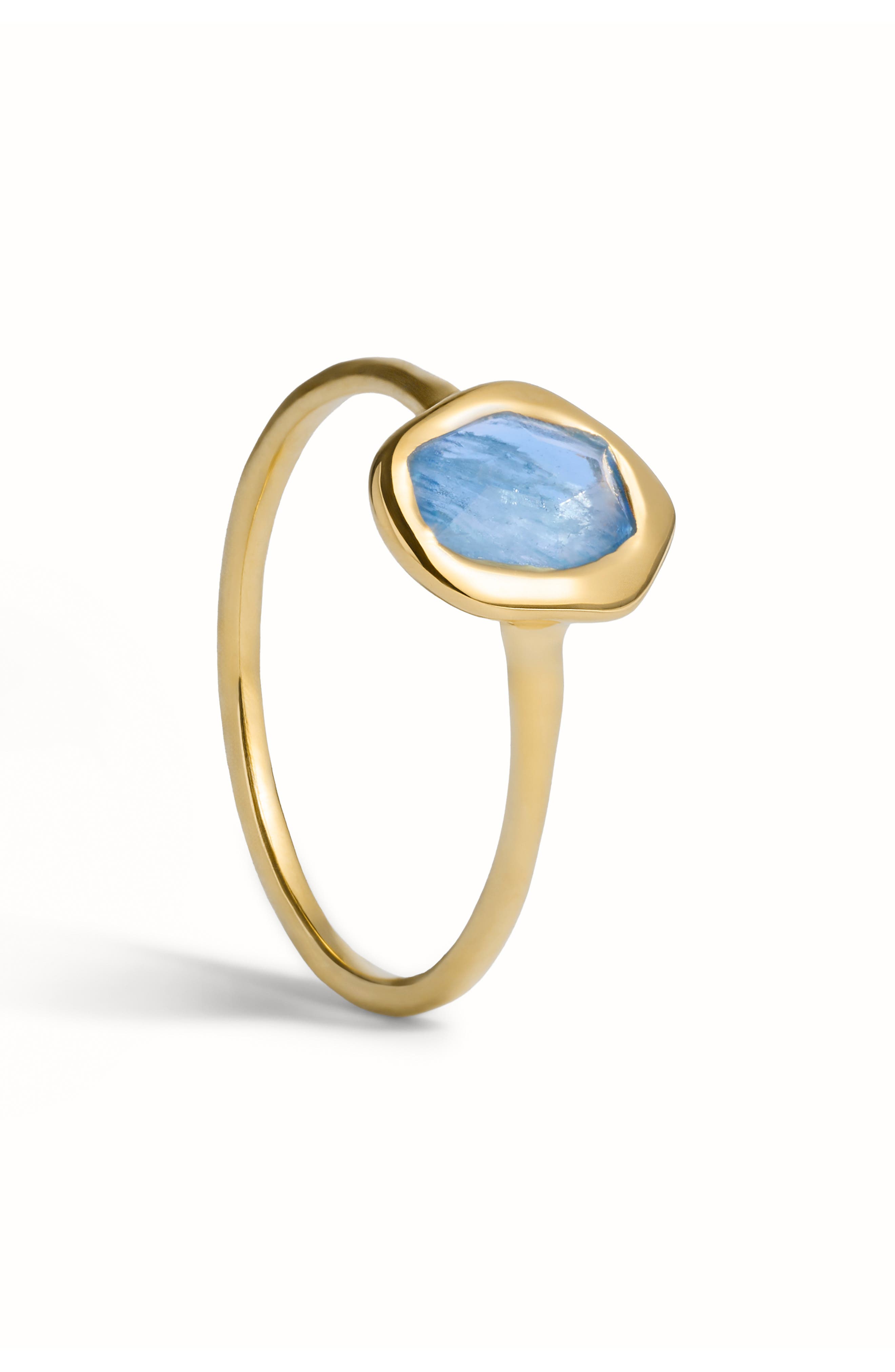 selected 18K GOLD VERMEIL / AQUAMARINE