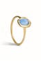 selected 18K Gold Vermeil / Aquamarine