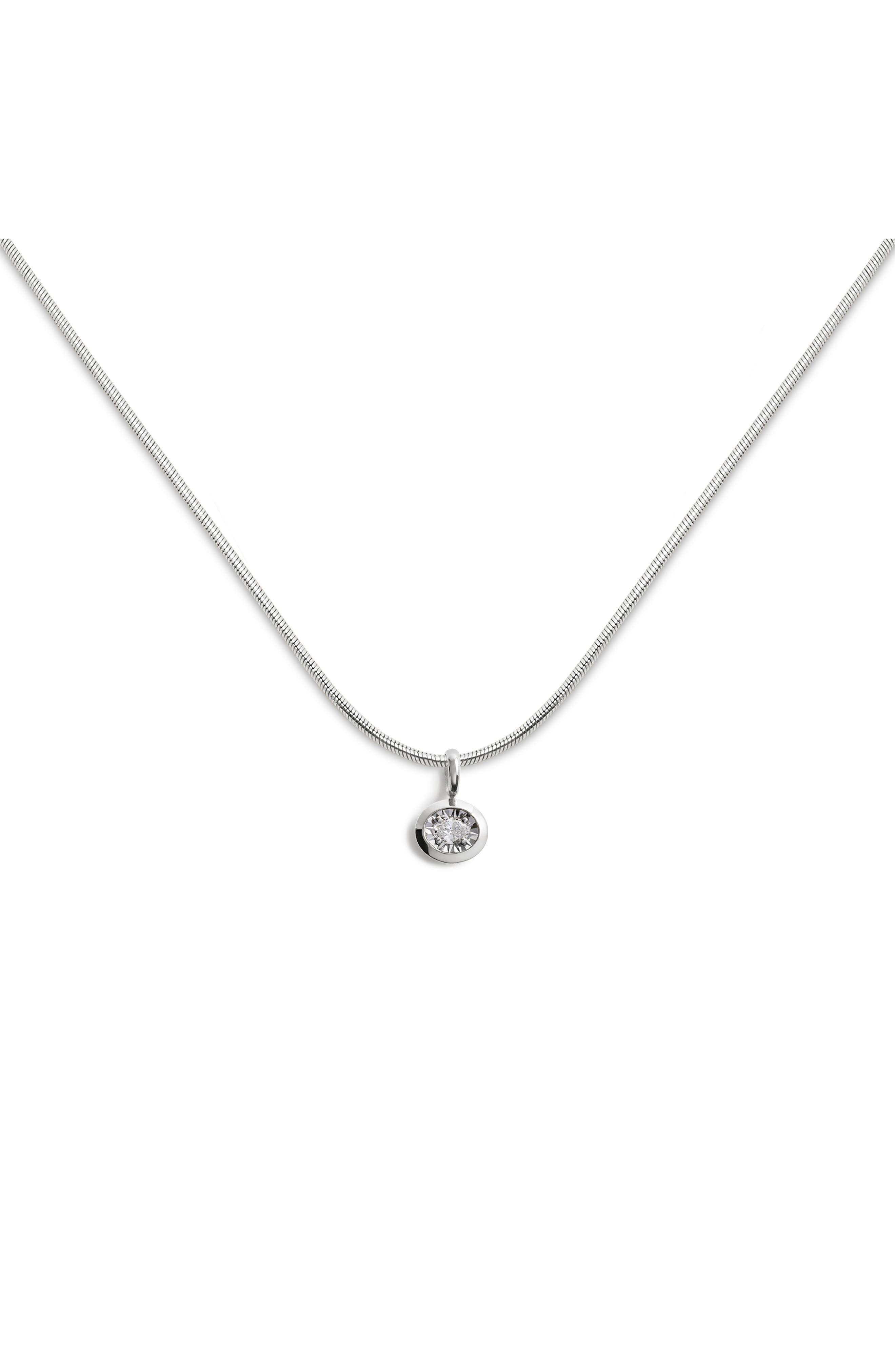 Monica Vinader Diamond Essentials Lab Grown Diamond Chain Necklace ...