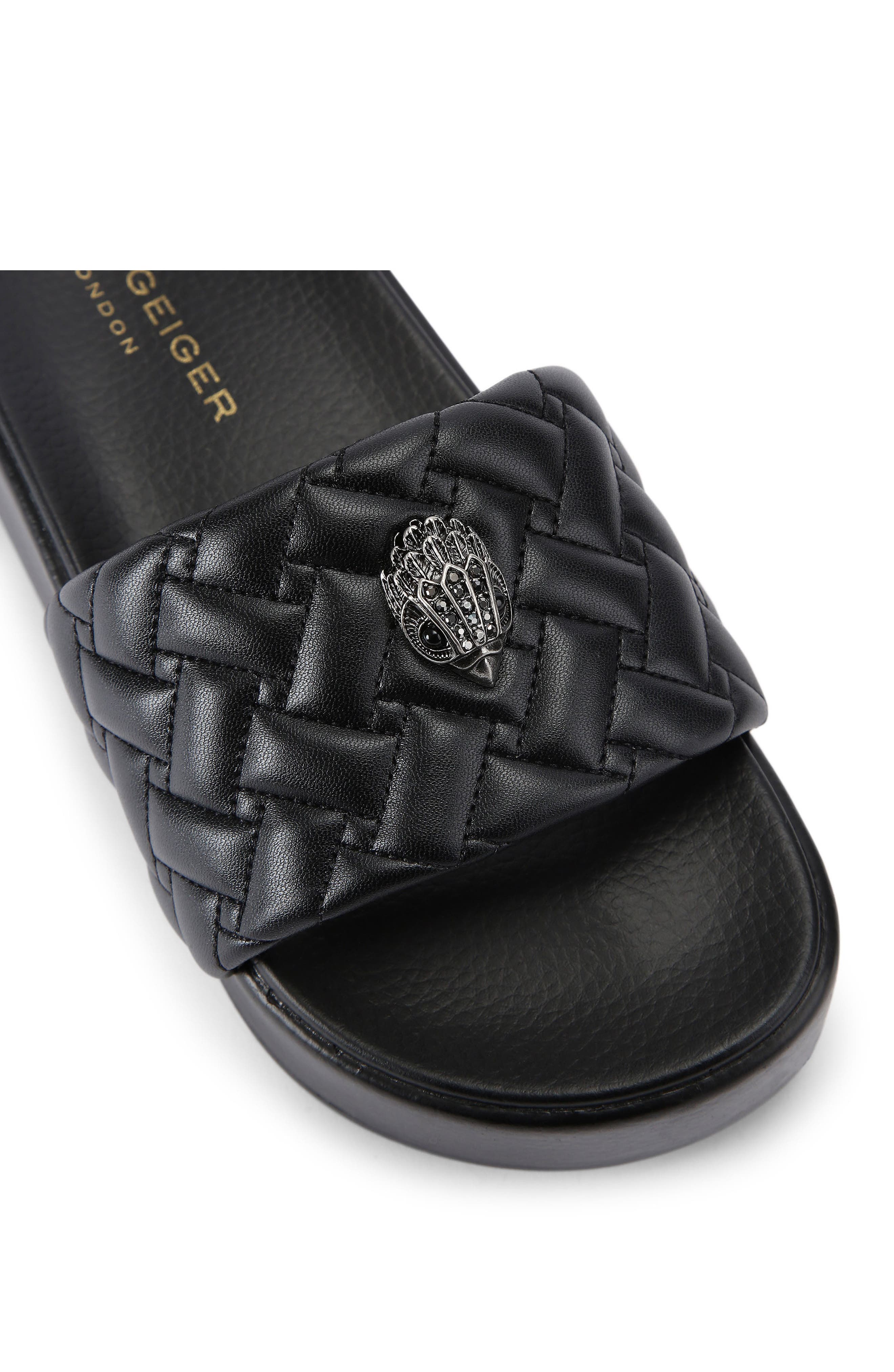 Kurt Geiger London Meena Eagle Platform Sandal, Alternate, color, Black