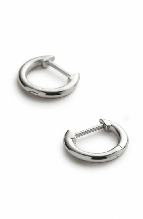 Ana Luisa Sterling Silver Mini Huggie Hoops