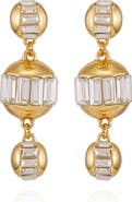 Vince Camuto Crystal Sphere Drop Earrings