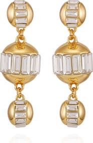 Vince Camuto Crystal Sphere Drop Earrings