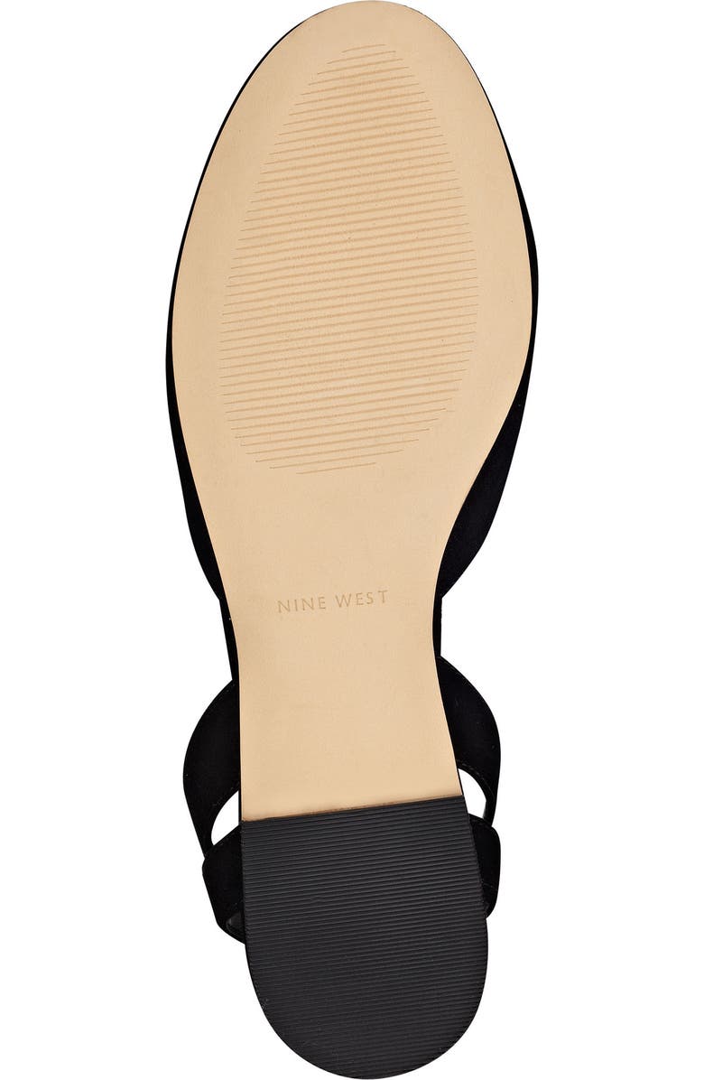 Nine West Begany Ankle Strap Flat, Alternate, color,