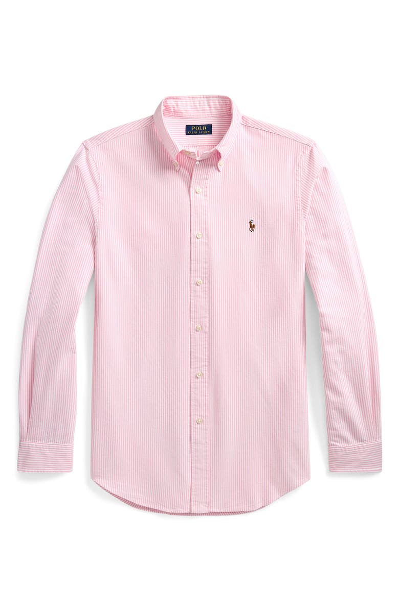 Polo Ralph Lauren Stripe Classic Fit Oxford Button-Down Shirt, Alternate, color, 
