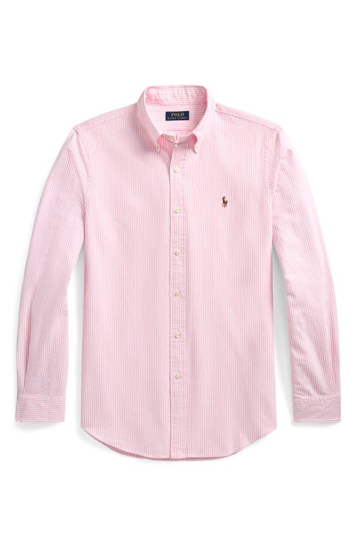 POLO RALPH LAUREN POLO RALPH LAUREN STRIPE CLASSIC FIT OXFORD BUTTON-DOWN SHIRT