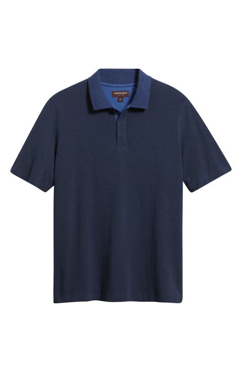 Tonal Bird's Eye Knit Polo
