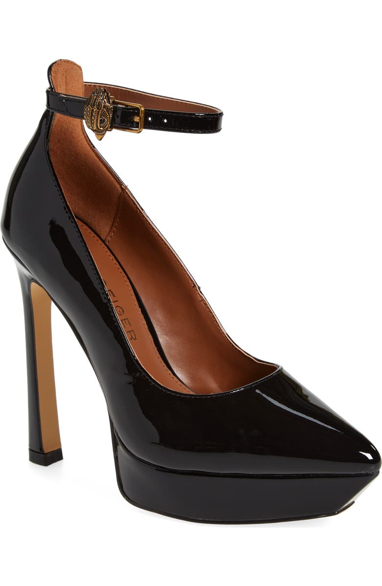 Kurt Geiger London Shoreditch Platform Ankle Strap Pump, Main, color,
