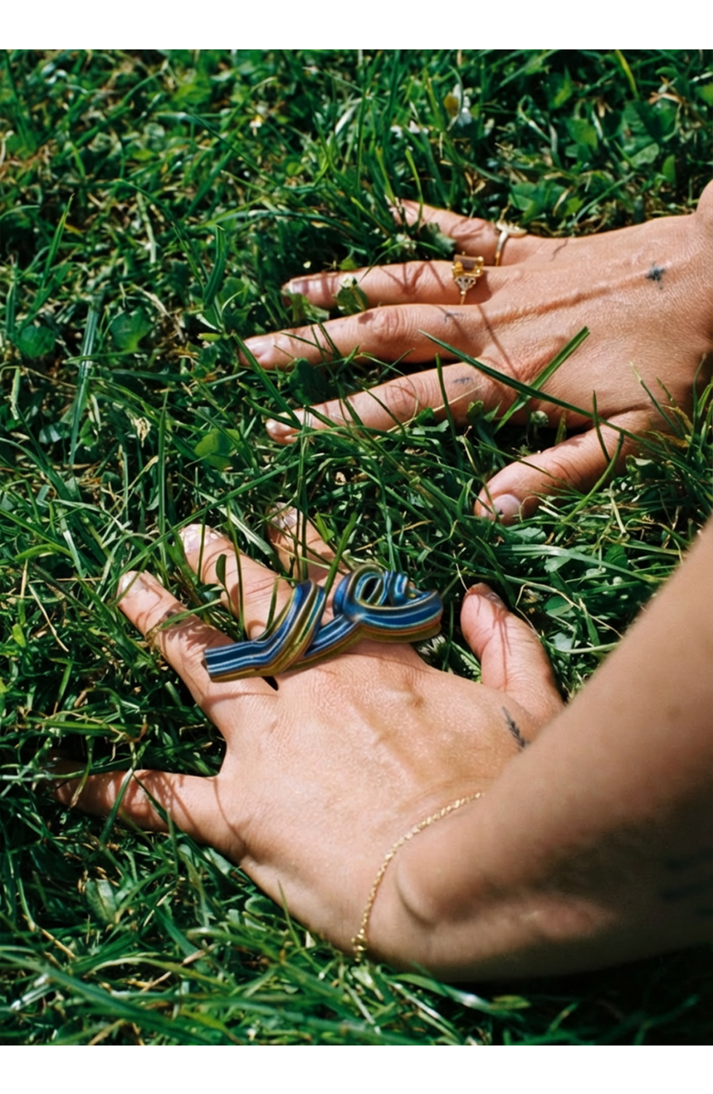Form & Seek SuperBloom Ring, Alternate, color, Navy