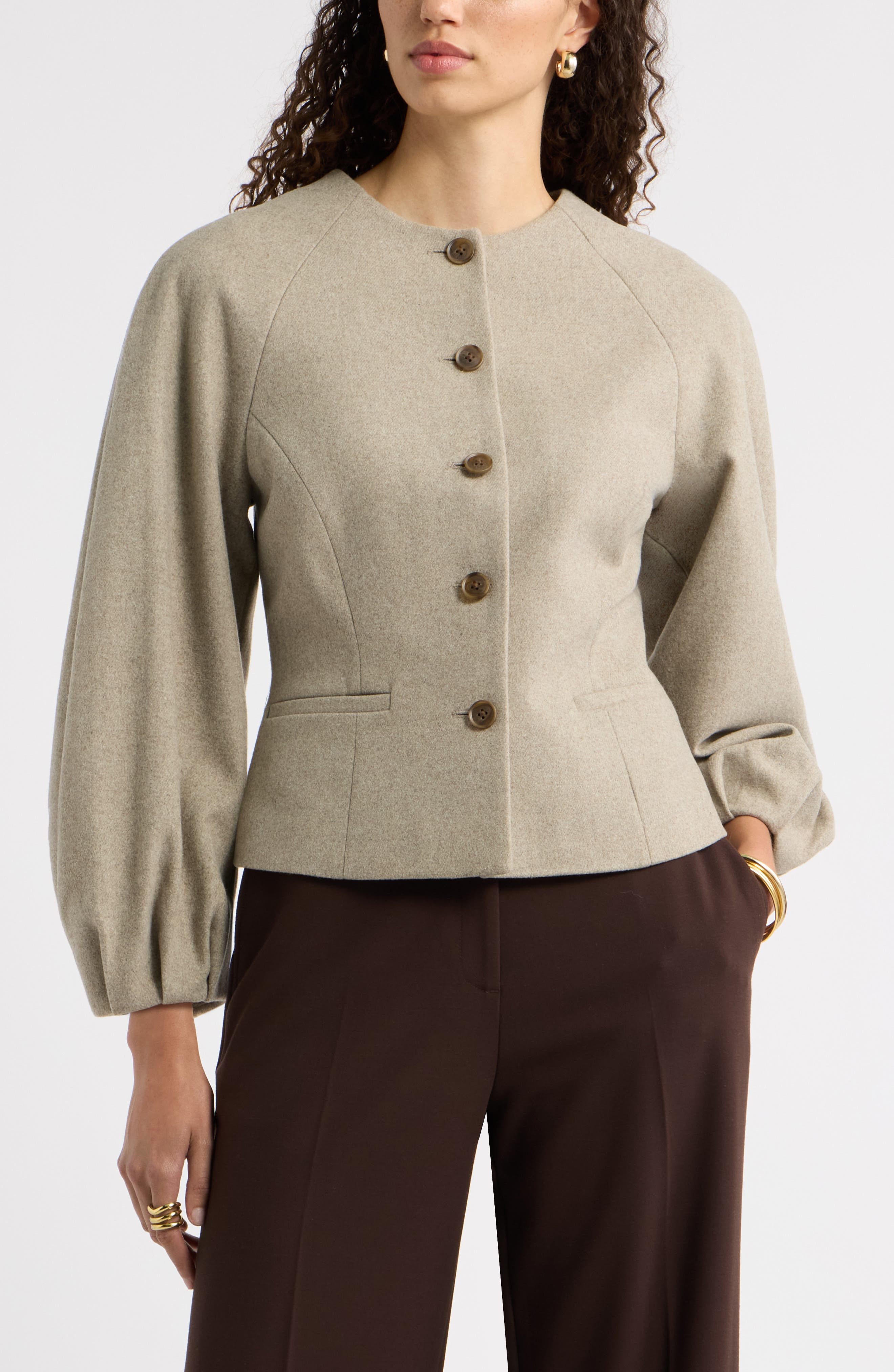 selected BEIGE HEATHER