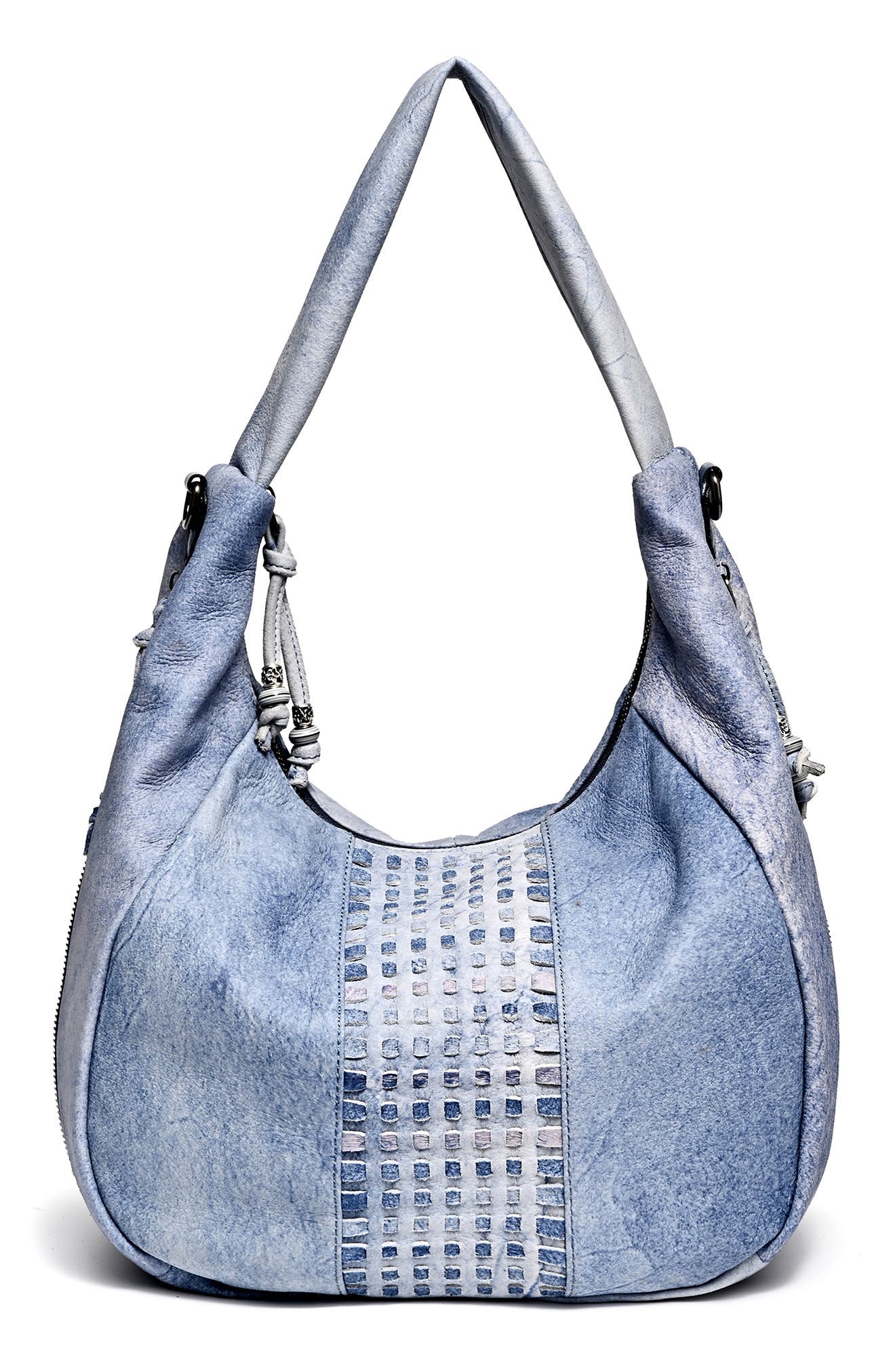 Dorado Leather Satchel, Main, color, BLUE