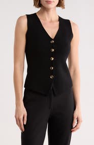 Blu Pepper Button-Up Vest