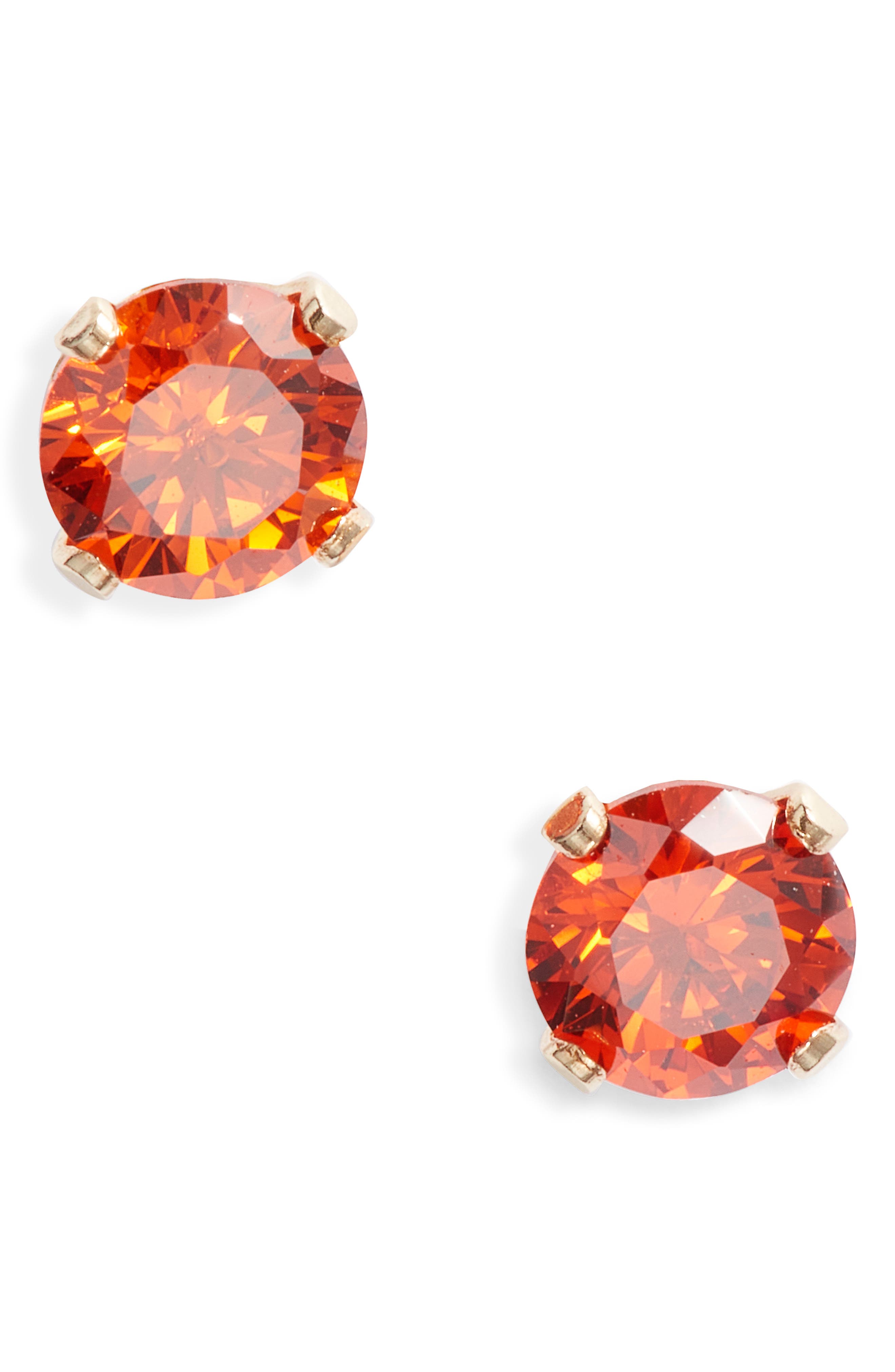 Set & Stones Birthstone Stud Earrings in Gold /July 