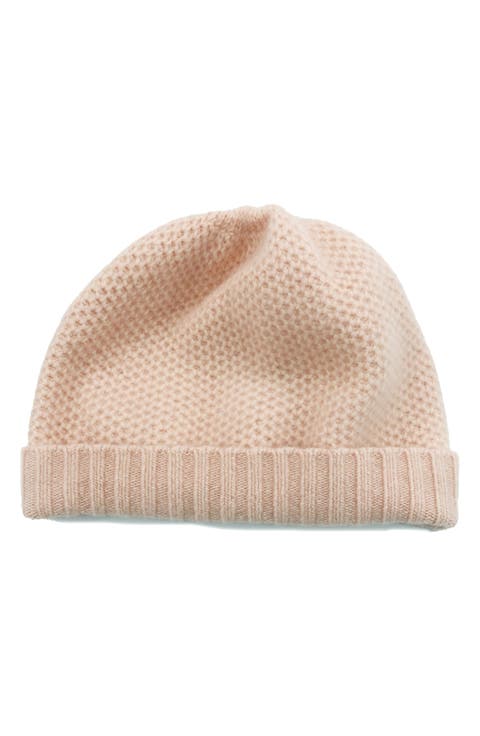 Honeycomb Cashmere Beanie
