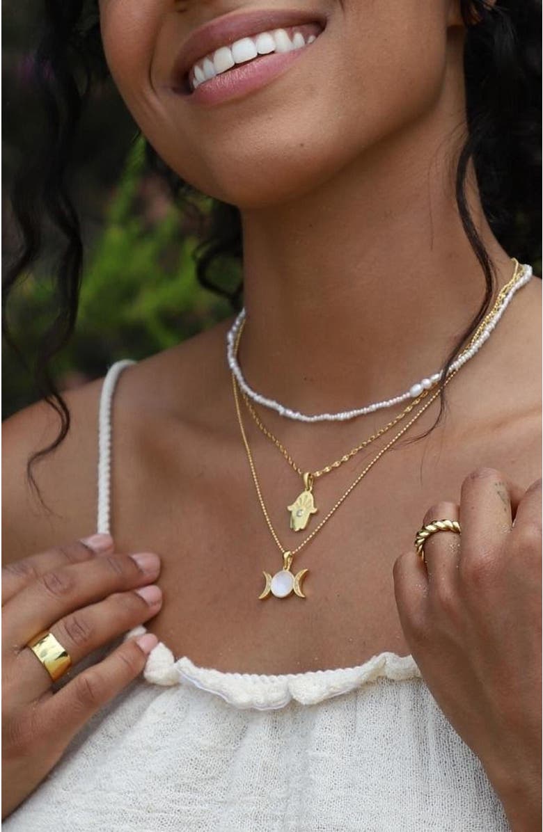 Mantra Journey Pearl Chain, Alternate, color, Pearl