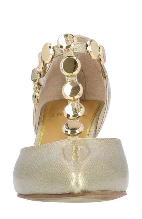 J. Reneé Mayven Pointed Toe Pump In Gold