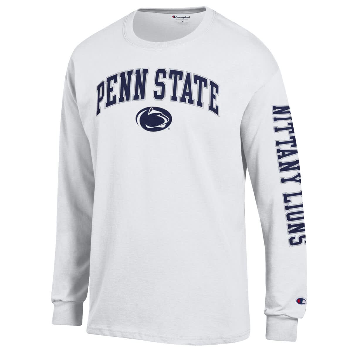 Champion Men's Champion White Penn State Nittany Lions Arch Over Logo 2 ...