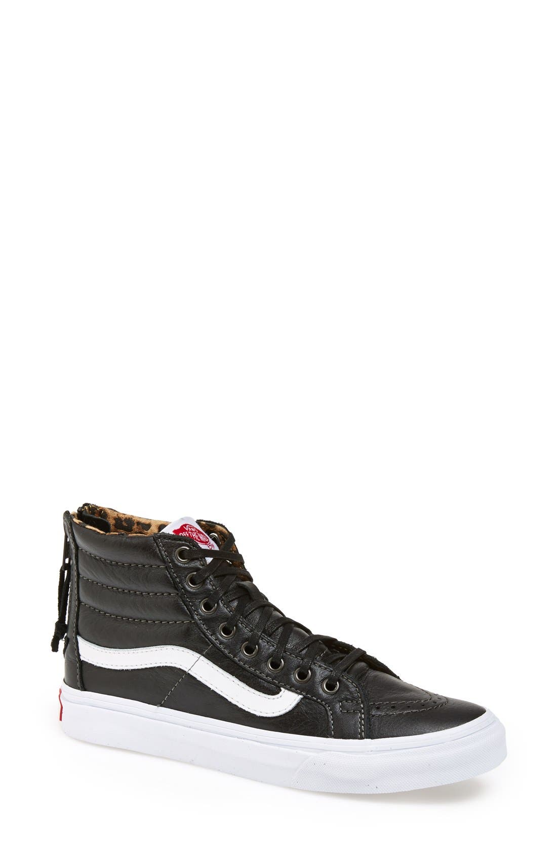 Vans 'Sk8-Hi Slim Zip' Sneaker, Main, color, 